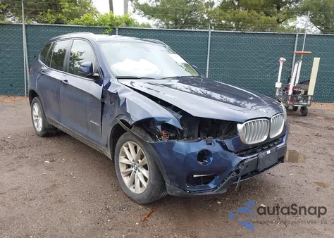 2016 BMW X3 xDrive28D из США, поврежденный, VIN 5UXWY3C51G0N88222